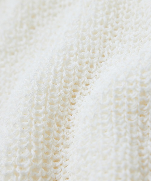 ROPE'（ロペ）の「和紙混TUMUGIニットベスト（ベスト・レディース・ブルー系その他5/ミント/ホワイト・38）」の16枚目の写真