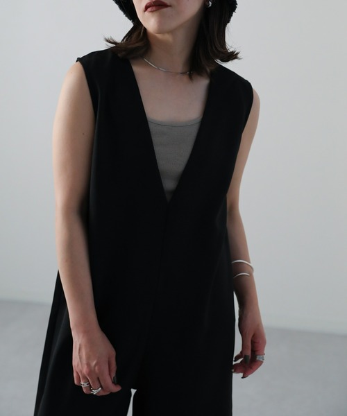 sakishimatokyo（サキシマトーキョー）の「２WAYサロペット（サロペット/オーバーオール・レディース・ブラック/アイボリー・FREE）」の2枚目の写真