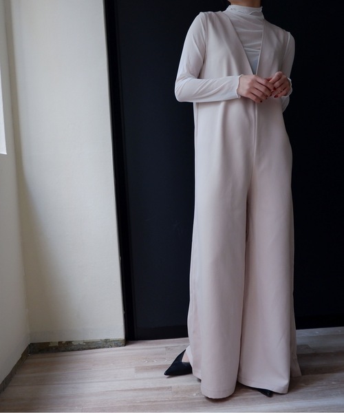 sakishimatokyo（サキシマトーキョー）の「２WAYサロペット（サロペット/オーバーオール・レディース・ブラック/アイボリー・FREE）」の9枚目の写真