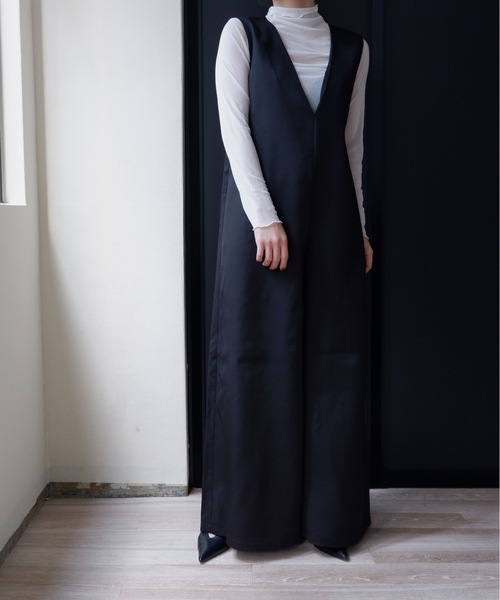 sakishimatokyo（サキシマトーキョー）の「２WAYサロペット（サロペット/オーバーオール・レディース・ブラック/アイボリー・FREE）」の13枚目の写真