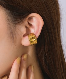 muku | 【リングとしてもイヤーカフとしても使える！】金属アレルギー対応 リングカフ/サージカルステンレス/316L(リング)