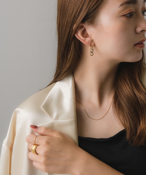 muku（ムク）の「【リングとしてもイヤーカフとしても使える！】金属アレルギー対応 [ゴールド]  リングカフ 13号 /サージカルステンレス/316L（リング・レディース・シルバー/ゴールド・11/13/15 ）」の13枚目の写真