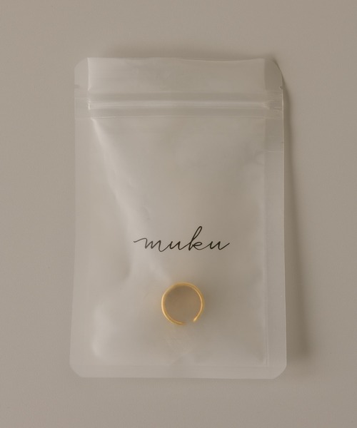 muku（ムク）の「【リングとしてもイヤーカフとしても使える！】金属アレルギー対応 [ゴールド]  リングカフ 13号 /サージカルステンレス/316L（リング・レディース・シルバー/ゴールド・11/13/15 ）」の18枚目の写真