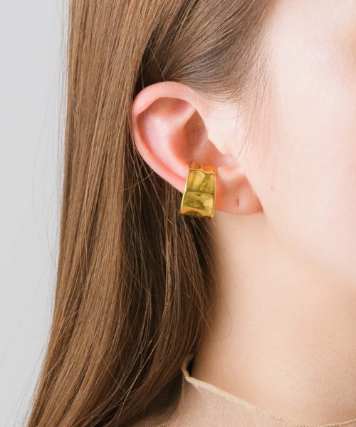 muku（ムク）の「【リングとしてもイヤーカフとしても使える！】金属アレルギー対応 [ゴールド]  リングカフ 13号 /サージカルステンレス/316L（リング・レディース・シルバー/ゴールド・11/13/15 ）」の21枚目の写真