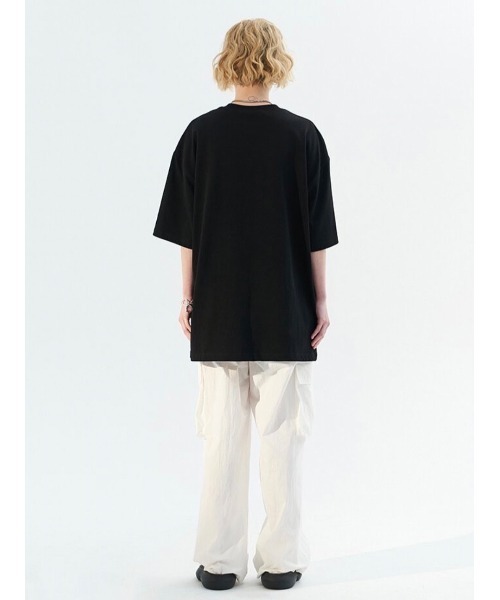 MODITEC(モディテック)の「【MODITEC/モディテック】Heart Face Tee/ハートモチーフ デザイン グラフィック プリント 半袖 Tシャツ(Tシャツ/カットソー・メンズ・ブラック・M/L)」の9枚目の写真