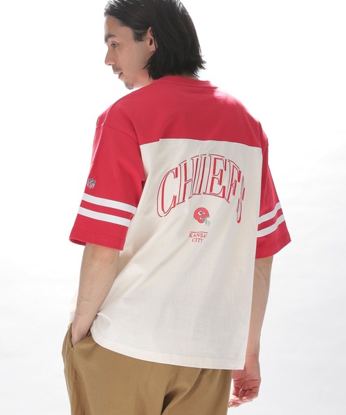 NFL(ナショナルフットボールリーグ )の「【NFL】コラボアソートTシャツ(Tシャツ/カットソー・メンズ・ブルー/グリーン/レッド/ブラック・MEDIUM/LARGE)」の4枚目の写真