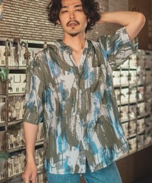 improves | 総柄 半袖 レギュラーシャツ(シャツ/ブラウス)