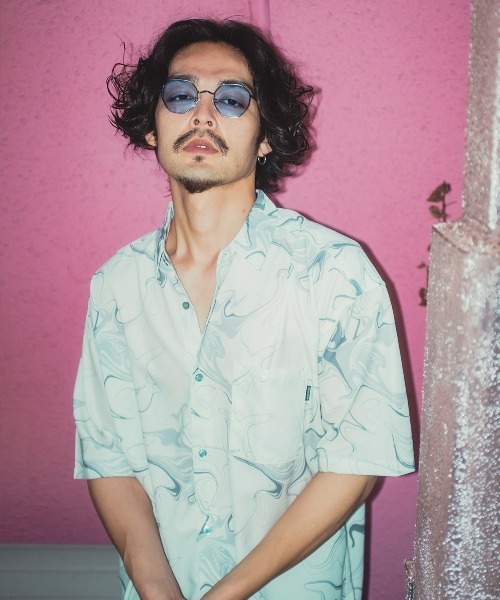 improves(インプローブス)の「総柄 半袖 レギュラーシャツ(シャツ/ブラウス・メンズ・ホワイト/グレー/ブラウン/ライトグレー/グリーン/ブラック/アイボリー・LARGE/MEDIUM)」の19枚目の写真