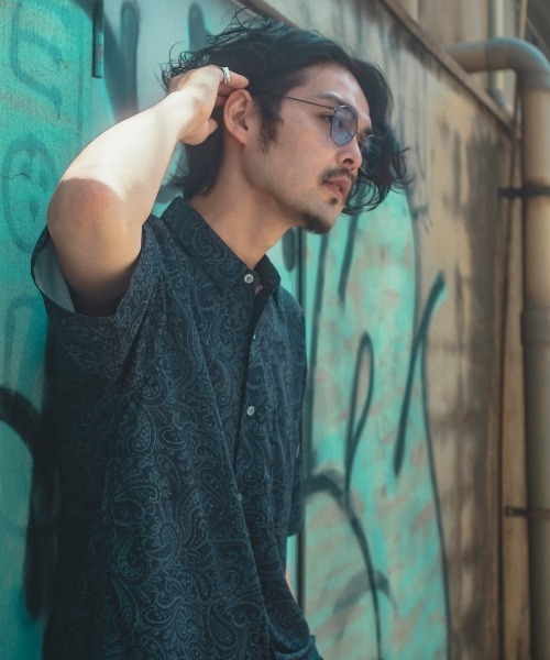 improves(インプローブス)の「総柄 半袖 レギュラーシャツ(シャツ/ブラウス・メンズ・ホワイト/グレー/ブラウン/ライトグレー/グリーン/ブラック/アイボリー・LARGE/MEDIUM)」の14枚目の写真