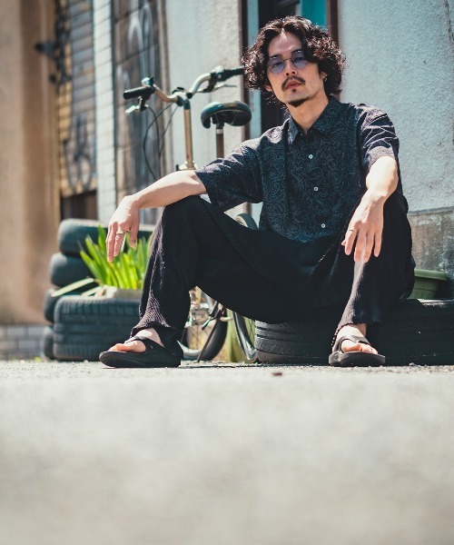 improves(インプローブス)の「総柄 半袖 レギュラーシャツ(シャツ/ブラウス・メンズ・ホワイト/グレー/ブラウン/ライトグレー/グリーン/ブラック/アイボリー・LARGE/MEDIUM)」の16枚目の写真