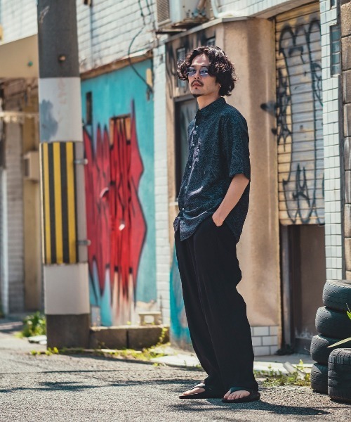 improves(インプローブス)の「総柄 半袖 レギュラーシャツ(シャツ/ブラウス・メンズ・ホワイト/グレー/ブラウン/ライトグレー/グリーン/ブラック/アイボリー・LARGE/MEDIUM)」の17枚目の写真