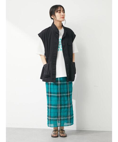 Green　Parks（グリーンパークス）の「ブロックロゴTシャツ（Tシャツ/カットソー・レディース・ブラック/グリーン/ブルー・FREE）」の19枚目の写真