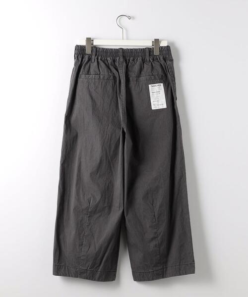 FACCIES（ファチーズ）の「＜FACCIES＞ WIDE TUCK PANTS/パンツ（その他パンツ・メンズ・ブラック/ブラウン・1/2）」の8枚目の写真