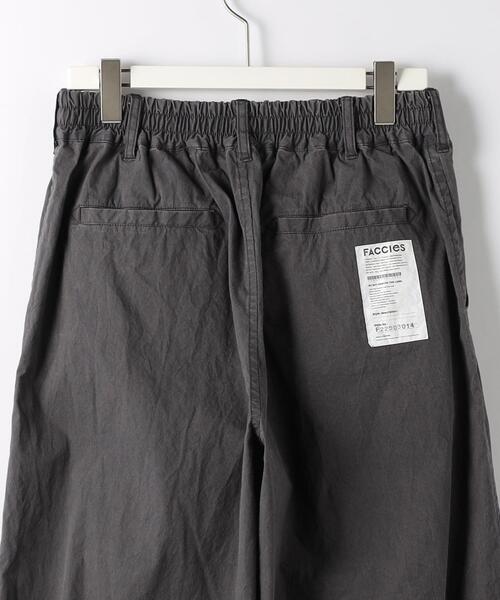 FACCIES（ファチーズ）の「＜FACCIES＞ WIDE TUCK PANTS/パンツ（その他パンツ・メンズ・ブラック/ブラウン・1/2）」の5枚目の写真