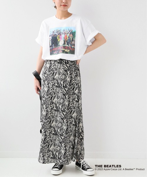 GOOD ROCK SPEED（グッドロックスピード）の「【GOOD ROCK SPEED/グッドロックスピード】THE BEATLES：Tシャツ（Tシャツ/カットソー・レディース・ホワイト・LARGE/SMALL）」の2枚目の写真