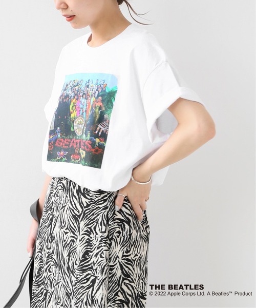 GOOD ROCK SPEED（グッドロックスピード）の「【GOOD ROCK SPEED/グッドロックスピード】THE BEATLES：Tシャツ（Tシャツ/カットソー・レディース・ホワイト・LARGE/SMALL）」の7枚目の写真