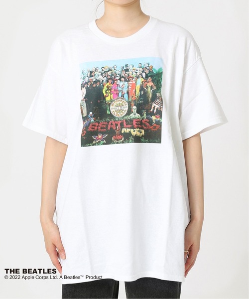 GOOD ROCK SPEED（グッドロックスピード）の「【GOOD ROCK SPEED/グッドロックスピード】THE BEATLES：Tシャツ（Tシャツ/カットソー・レディース・ホワイト・LARGE/SMALL）」の9枚目の写真