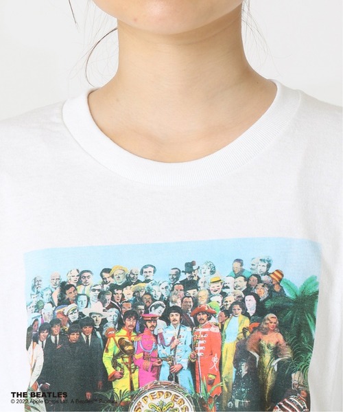 GOOD ROCK SPEED（グッドロックスピード）の「【GOOD ROCK SPEED/グッドロックスピード】THE BEATLES：Tシャツ（Tシャツ/カットソー・レディース・ホワイト・LARGE/SMALL）」の12枚目の写真