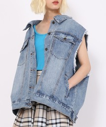 PUNYUS | デニムベスト(ベスト)