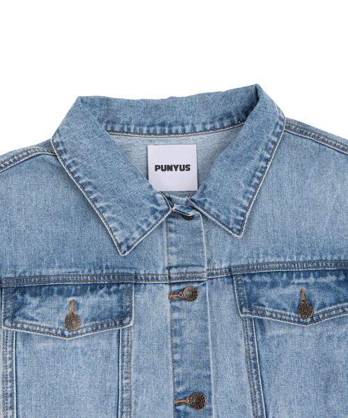 PUNYUS（プニュズ）の「デニムベスト（ベスト・レディース・ライトブルー/ブラック・3/4）」の11枚目の写真