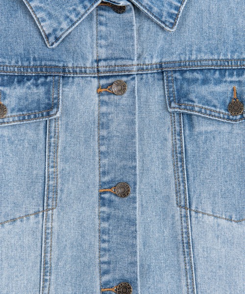 PUNYUS（プニュズ）の「デニムベスト（ベスト・レディース・ライトブルー/ブラック・3/4）」の13枚目の写真