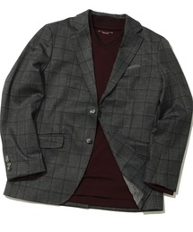 MEN'S BIGI | 【ACTIVE TAILOR】エクストラTRジャージプリントジャケット(テーラードジャケット)