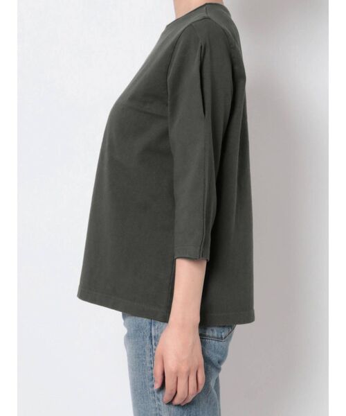 Ungrid（アングリッド）の「ショルダースリット七分袖Tee（Tシャツ/カットソー・レディース・オフホワイト/チャコールグレー/その他1・FREE）」の11枚目の写真