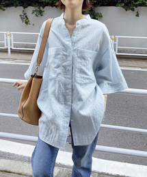 Spick & Span | ACAR ストライプチュニックシャツ(シャツ/ブラウス)