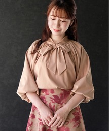 STRAWBERRY-FIELDS | ミルキータフタ　ブラウス(シャツ/ブラウス)