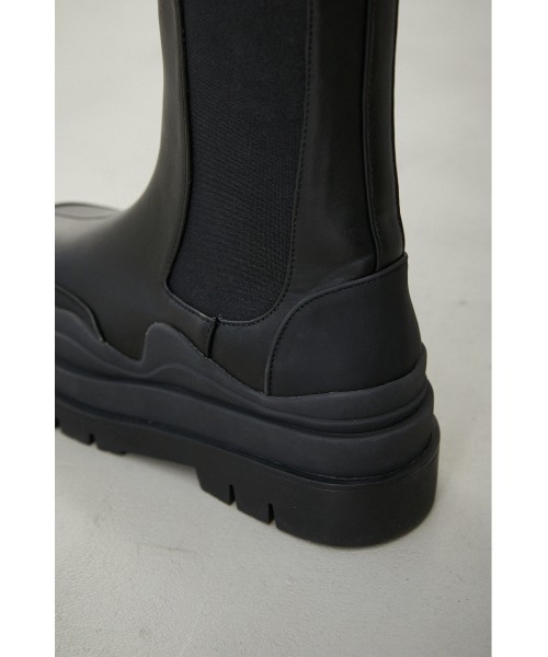 AZUL by moussy（アズールバイマウジー）の「CONTRAST COLOR SOLE BOOTS/コントラストカラーソールブーツ（ブーツ・レディース・ブラック/カーキ/ターコイズブルー系・SMALL/MEDIUM/LARGE）」の9枚目の写真