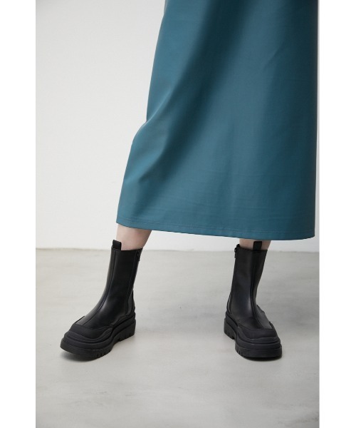 AZUL by moussy（アズールバイマウジー）の「CONTRAST COLOR SOLE BOOTS/コントラストカラーソールブーツ（ブーツ・レディース・ブラック/カーキ/ターコイズブルー系・SMALL/MEDIUM/LARGE）」の13枚目の写真