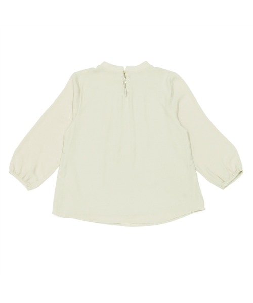 TOKYO SHIRTS（トウキョウシャツ）の「フリルボウタイ 七分袖カジュアルシャツ（シャツ/ブラウス・レディース・シルバーグレー/ワインレッド・M/L）」の10枚目の写真