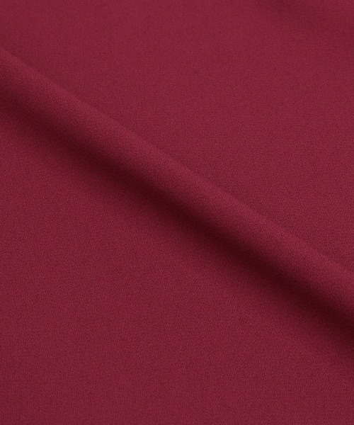 TOKYO SHIRTS（トウキョウシャツ）の「フリルボウタイ 七分袖カジュアルシャツ（シャツ/ブラウス・レディース・シルバーグレー/ワインレッド・M/L）」の6枚目の写真