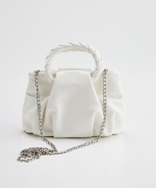 NOISE MAKER(ノイズメーカー)の「ミニマルバッグ(ショルダーバッグ・レディース・ホワイト/ブラック/イエロー/ブルー/グリーン・FREE)」の2枚目の写真