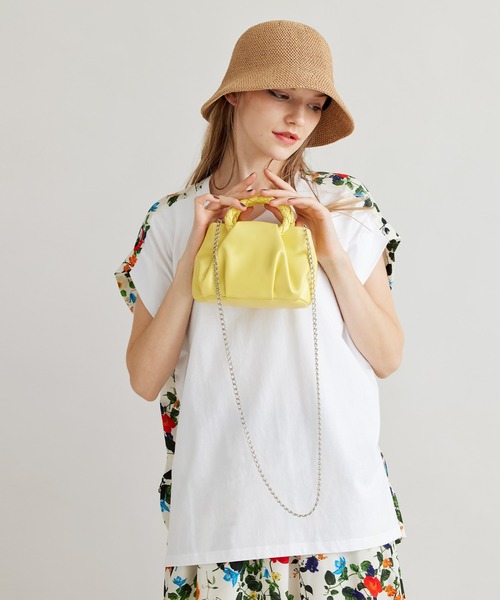 NOISE MAKER(ノイズメーカー)の「ミニマルバッグ(ショルダーバッグ・レディース・ホワイト/ブラック/イエロー/ブルー/グリーン・FREE)」の10枚目の写真