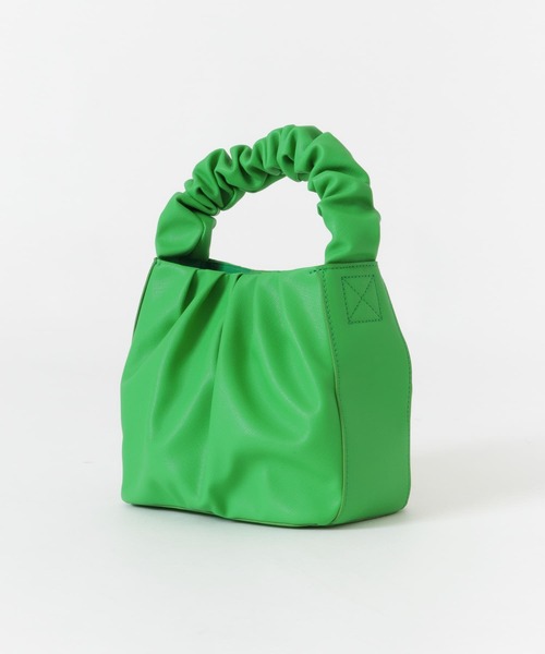 ITEMS URBANRESEARCH（アイテムズ アーバンリサーチ）の「ギャザーハンドルバッグ（ハンドバッグ・レディース・ブラック/ベージュ/グリーン・-）」の10枚目の写真