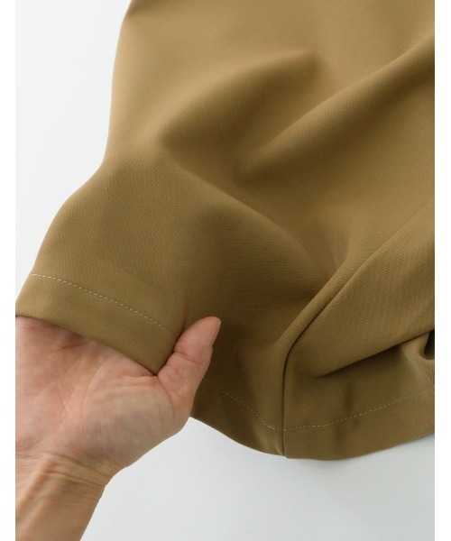 Re:EDIT（リエディ）の「[低身長/高身長サイズ有]ハイウエストVネックオールインワン（サロペット/オーバーオール・レディース・ブラック/ベージュ/ブラウン/ブラウン系/キャメル・MEDIUM/LARGE/SHORT/TALL）」の22枚目の写真