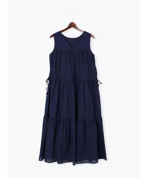 Te chichi（テチチ）の「前後2wayティアードワンピース（ワンピース・レディース・ブラック/ネイビー/ブラウン・ﾌﾘ-）」の5枚目の写真