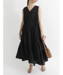 前後2wayティアードワンピース