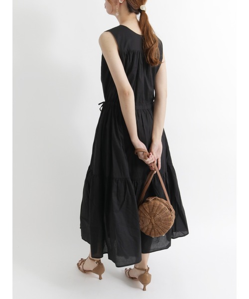 Te chichi（テチチ）の「前後2wayティアードワンピース（ワンピース・レディース・ブラック/ネイビー/ブラウン・ﾌﾘ-）」の21枚目の写真