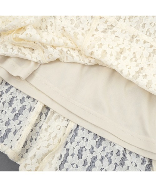 flower（フラワー）の「プレイフルブルームスカート2（スカート・レディース・アイボリー/ブルー・FREE）」の19枚目の写真