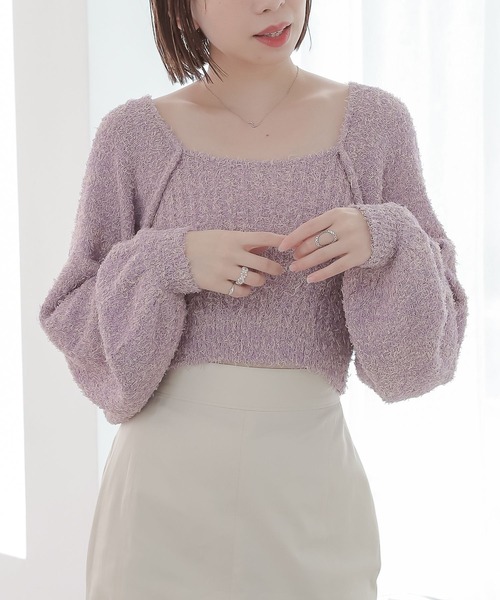 Heather（ヘザー）の「モクモクニットプルオーバー 162294（ニット