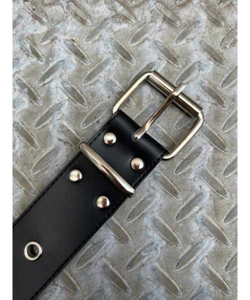 EGOIST(エゴイスト)の「ハトメデザインベルト(ベルト・レディース・ブラック・FREE)」の6枚目の写真