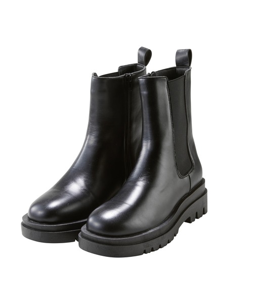 GeeRA（ジーラ）の「トラックソールサイドゴアブーツ（ブーツ・レディース・アイボリー/ブラック/ダークブラウン・LARGE/X-LARGE/SMALL/MEDIUM）」の5枚目の写真