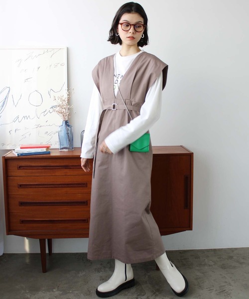 GeeRA（ジーラ）の「トラックソールサイドゴアブーツ（ブーツ・レディース・アイボリー/ブラック/ダークブラウン・LARGE/X-LARGE/SMALL/MEDIUM）」の13枚目の写真