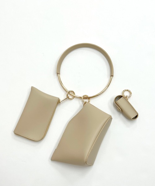 SHENERY（シーナリー）の「マルチポーチBAG（ハンドバッグ・レディース・ブラック/ベージュ・FREE）」の21枚目の写真