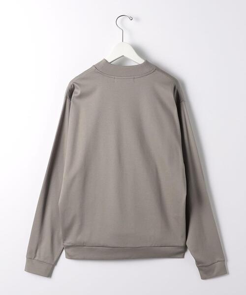 green label relaxing(グリーンレーベルリラクシング)の「クリアポンチ モックネック カットソー(Tシャツ/カットソー・メンズ・ホワイト/ブラック/ベージュ・S/M/L/XL)」の11枚目の写真