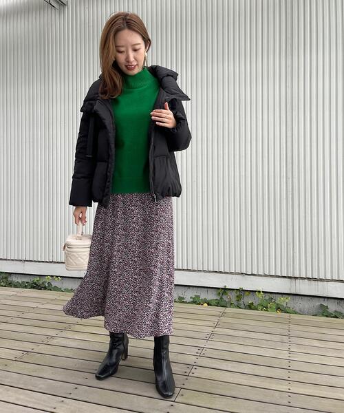 couture brooch（クチュールブローチ）の「◆【フード取り外し2WAY】あったか、ふわ軽　ダウンジャケット（ダウンジャケット/コート・レディース・ベビーピンク/ブラック/サックスブルー・36/40/38/42）」の17枚目の写真