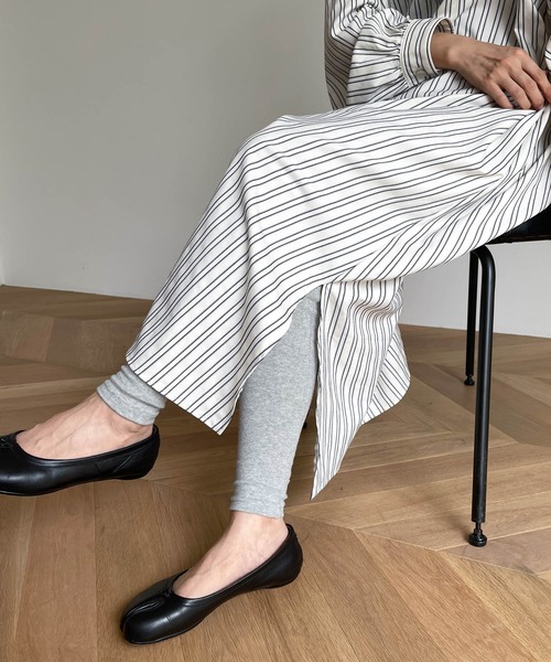 CANAL JEAN（キャナルジーン）の「El mar(エルマール) あったかレギンス（レギンス/スパッツ・レディース・チャコールグレー/ブラック/ブラウン/グレー/オートミール・ONE SIZE）」の4枚目の写真