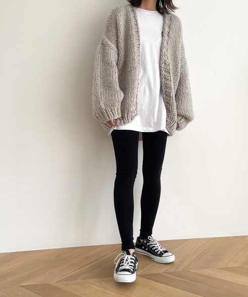 CANAL JEAN（キャナルジーン）の「El mar(エルマール) あったかレギンス（レギンス/スパッツ・レディース・チャコールグレー/ブラック/ブラウン/グレー/オートミール・ONE SIZE）」の6枚目の写真